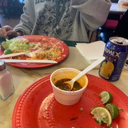 Taqueria La Tarahumara - Food was so good forget to take a before photo lol! 100% Mexican