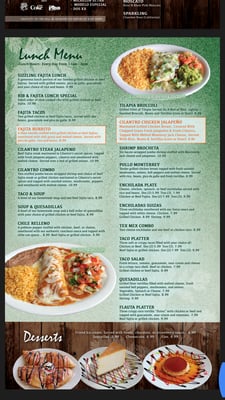 Menu photo 1 Cilantro's Mexican Grill Houston, TX