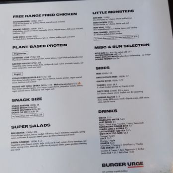 Burger Urge - Menu - Burgers Near Me - Wodonga, VIC Burger Urge - Menu - Burgers Near Me - Wodonga, VIC