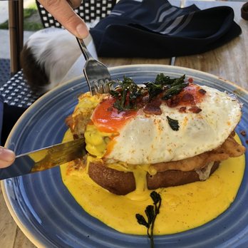 Blue Ridge Kitchen - The Fried Chicken Croque Madam - Southern Near Me - Sebastopol, California