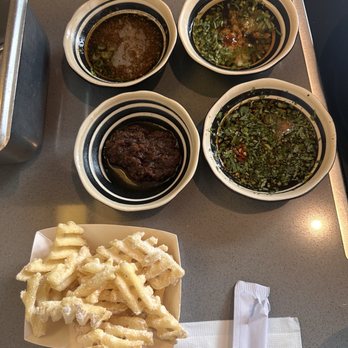 Daimaru Shabu Shabu - Sauces & fries - Hot Pot Near Me - Scarborough, Ontario