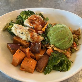 Urban Plates - Nyjah bowl - added avocado - New American Near Me - Irvine, California Urban Plates - Nyjah bowl - added avocado - New American Near Me - Irvine, California