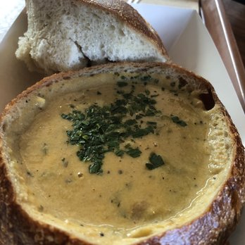 Boudin - Crab Chowder in a Bread Bowl - Pizza Near Me - San Francisco, California Boudin - Crab Chowder in a Bread Bowl - Pizza Near Me - San Francisco, California