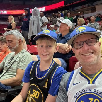 Annemarie Webster's Music Studio - My husband and son at a Warriors game - Musical Instruments & Teachers Near Me Annemarie Webster's Music Studio - My husband and son at a Warriors game - Musical Instruments & Teachers Near Me