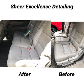 Sheer Excellence - Before and after on a van we did with a messy interior. - Auto Detailing Near Me Sheer Excellence - Before and after on a van we did with a messy interior. - Auto Detailing Near Me