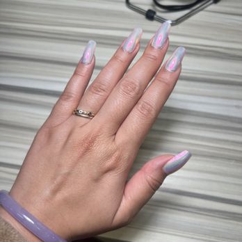 CQ Nails - gel extension, coffin , long length, chrome top coat - Nail Salons Near Me - Calabasas, California CQ Nails - gel extension, coffin , long length, chrome top coat - Nail Salons Near Me - Calabasas, California
