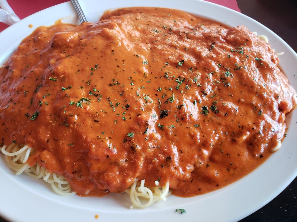 Order Pasta with Rose Sauce food online from Campobello's Cucina Italiana store, East Amherst on bringmethat.com