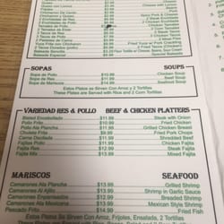 Pupuseria El Buen Gusto - Menu pg1