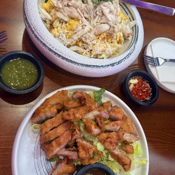 Krok - Huge crab fried rice  Fried Pork belly - Thai Near Me - Las Vegas, Nevada
