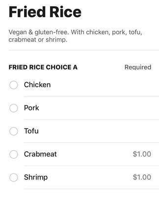 Menu photo 2 Rice Washington, DC, DC Menu photo 2 Rice Washington, DC, DC