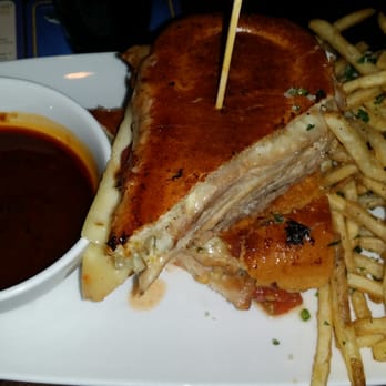 Yard House - Sandwich with a sweet and tangy sauce. Comes with a side (we ordered truffle fries). - New American Near Me - Brea, California