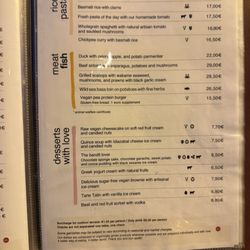 Tedone - Menu