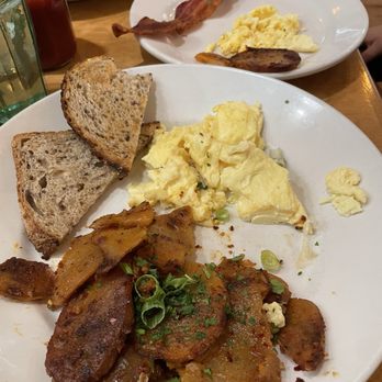 Marigold Kitchen - Eggs hash browns and toast - too late - already dug in - Breakfast & Brunch Near Me - Madison, Wisconsin