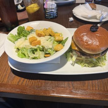 LongHorn Steakhouse - Cheeseburger with Caesar Salad. - American Near Me - Panama City, Florida