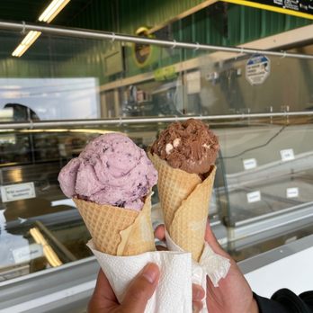 Triangle Market Ice Cream Stand - two cones of ice cream - Ice Cream & Frozen Yogurt Near Me - Everett, Washington Triangle Market Ice Cream Stand - two cones of ice cream - Ice Cream & Frozen Yogurt Near Me - Everett, Washington