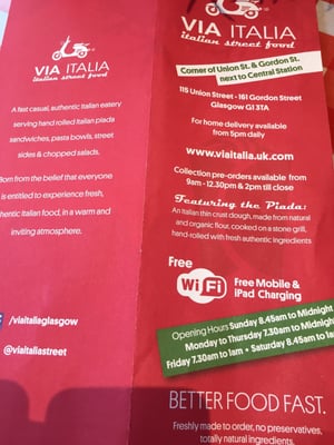 Menu photo 3 Via Italia City Centre, GLG