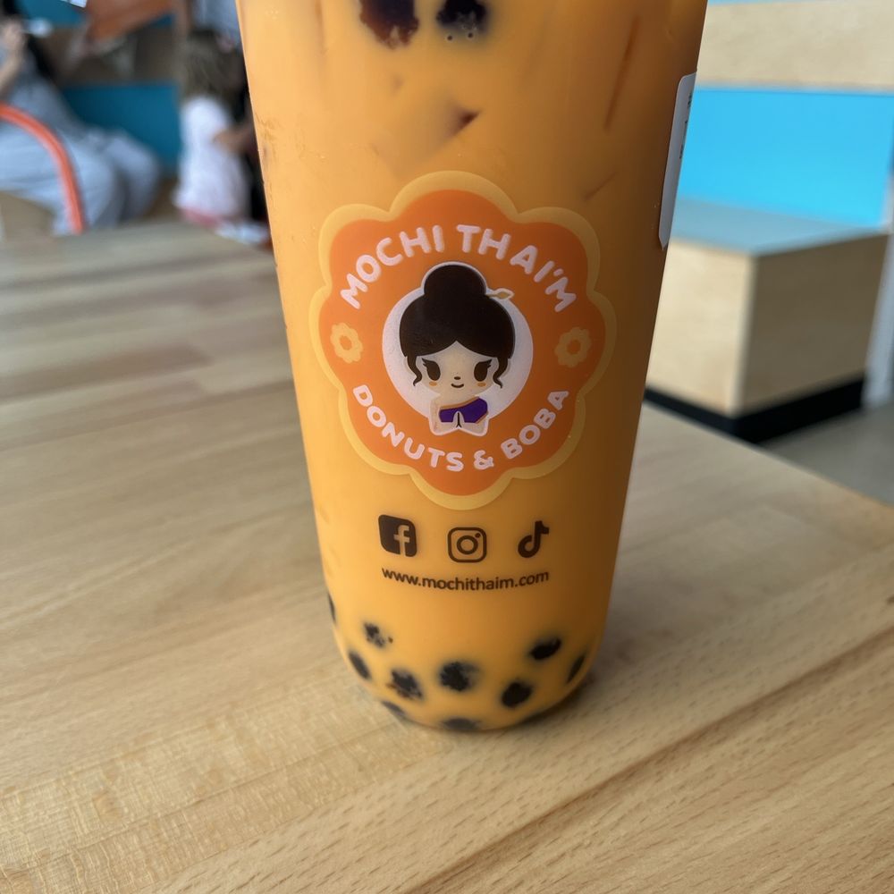 Thai Milk Tea with Boba Thai Milk Tea with Boba