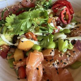 Ahi Tuna & Salmon Poke Ahi Tuna & Salmon Poke