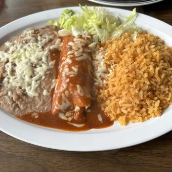 El Sombrero - Chicken enchilada plate - Mexican Near Me - Vernal, Utah
