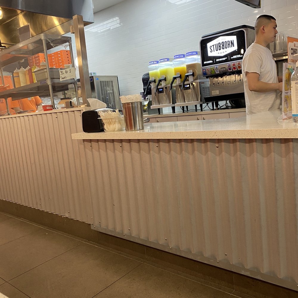 Two Hands Corn Dogs - Two Hands corn dogs shop interior evening shot - Korean Near Me - Torrance, California Two Hands Corn Dogs - Two Hands corn dogs shop interior evening shot - Korean Near Me - Torrance, California