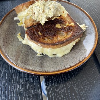 Fermentation Farm - BEST Tuna Melt Ever!!!!!! Grilled to perfection! Tuna was chunky, high quality! The cheese, PERFECT! - Health Markets Near Me - Costa Mesa, California