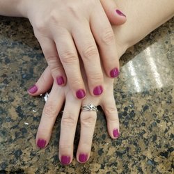 Washington Nails - This is my new color changing gel manicure. LOVE IT!