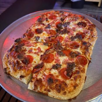 Moon Doggies - All meats pizza - Dive Bars Near Me - Las Vegas, Nevada Moon Doggies - All meats pizza - Dive Bars Near Me - Las Vegas, Nevada