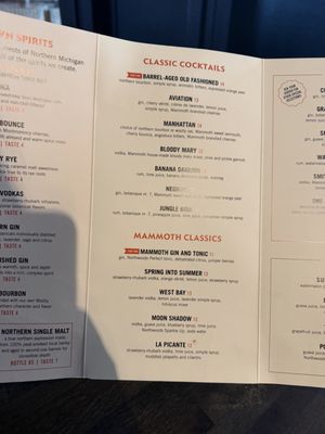 Menu photo 2 Mammoth Distilling Grand Rapids, MI Menu photo 2 Mammoth Distilling Grand Rapids, MI