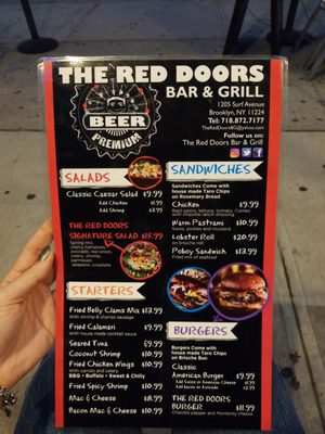 Menu photo 3 The Red Doors Bar and Grill Brooklyn, NY Menu photo 3 The Red Doors Bar and Grill Brooklyn, NY