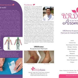 URDAroma Acupuncture Pain Care - Brochure