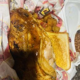 SMOKED HALF CHICKEN PLATE SMOKED HALF CHICKEN PLATE