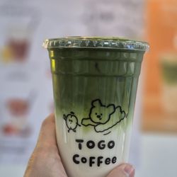 Togo Coffee - Matcha pear with oat milk