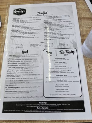 Menu photo 4 Garcia's Bistro Salem, VA