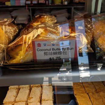 Anna's Cake House - Coconut butterfly bun ($1.75) - 4 stars. Tasty and soft! Wed afternoon 2019-08-28 - Bakeries Near Me - Vancouver, British Columbia Anna's Cake House - Coconut butterfly bun ($1.75) - 4 stars. Tasty and soft! Wed afternoon 2019-08-28 - Bakeries Near Me - Vancouver, British Columbia