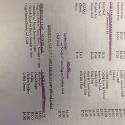 Simard's Family Restaurant - Menu2