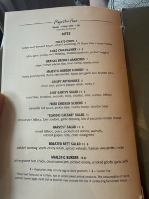 Menu photo 2 The Majestic Alexandria, VA Menu photo 2 The Majestic Alexandria, VA
