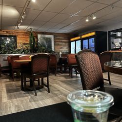 Crunchy's Real Food - Comfortable seating with local vendors like AK Salmon to take to go.