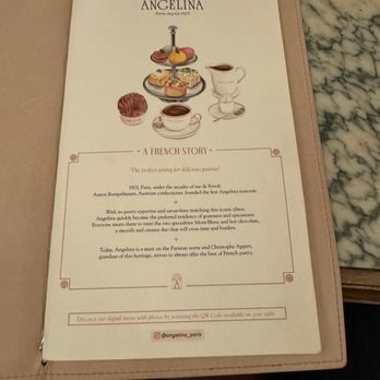 Angelina - Menu - Breakfast & Brunch Near Me - Paris, 75