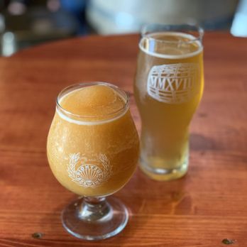 Dionysus Brewing - Mango slushie and a beer I don't recall! Eep! - Breweries Near Me - Bakersfield, California Dionysus Brewing - Mango slushie and a beer I don't recall! Eep! - Breweries Near Me - Bakersfield, California