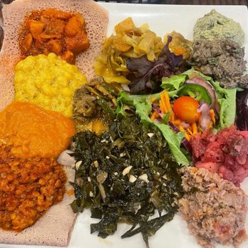 Desta Ethiopian Kitchen - *Vegan Platter - Ethiopian Near Me - Atlanta, Georgia Desta Ethiopian Kitchen - *Vegan Platter - Ethiopian Near Me - Atlanta, Georgia