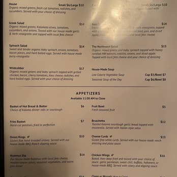 Jeremy's Farm to Table - Menu - New American Near Me - Chehalis, Washington