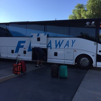 LAX FlyAway - Nice charter bus with free wifi and power outlets! - Parking Near Me - Van Nuys, California
