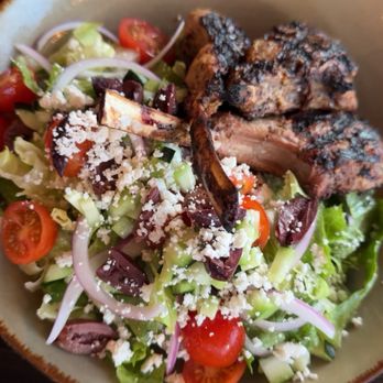 OPAH Seafood Grill - Lamb Chop Salad - New American Near Me - Aliso Viejo, California OPAH Seafood Grill - Lamb Chop Salad - New American Near Me - Aliso Viejo, California