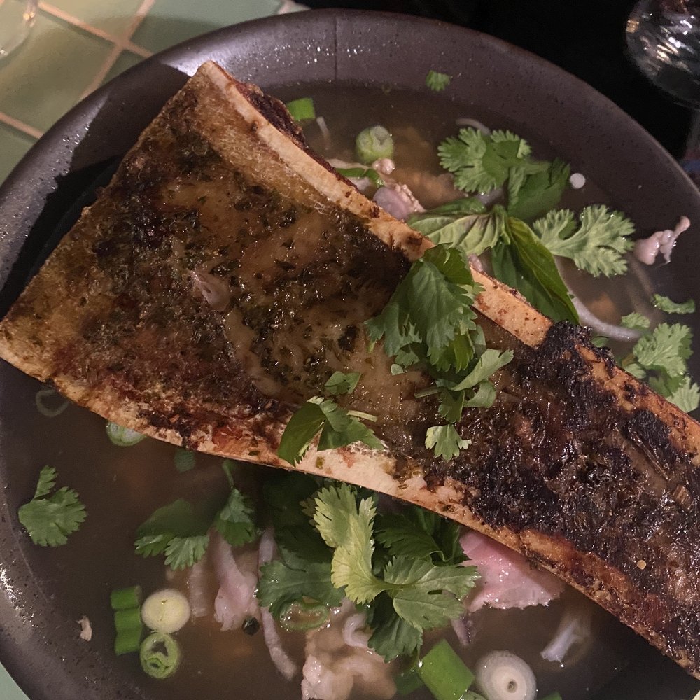Ginger and Lemongrass - Roasted Bone Marrow - Vietnamese Near Me - Whitestone, New York Ginger and Lemongrass - Roasted Bone Marrow - Vietnamese Near Me - Whitestone, New York