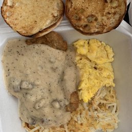 Chicken Fried Steak & Eggs