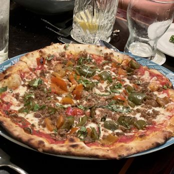 La Griglia - Sausage & Peppers Pizza - Italian Near Me - Houston, Texas
