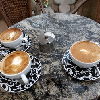 Cafe Szał - Couple cappuccinos and a latte - Cafes Near Me - Kraków, Massachusetts