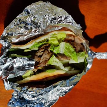 Mocha Express - a sandwich wrapped in aluminum foil - Coffee & Tea Near Me - Portland, Oregon