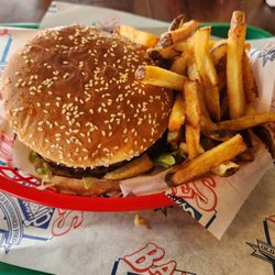Babe's Old Fashioned Food - Old Fashioned Hamburger and Fries