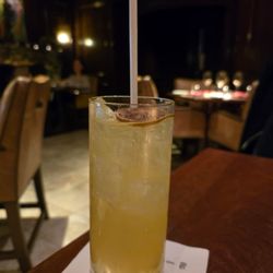Kahani - Elderflower cocktail infused with saffron and turmeric was delicious